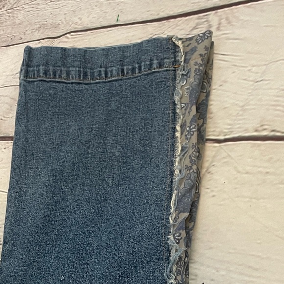 INC International Concepts Blue Flare Jeans size 10 - Picture 2 of 11